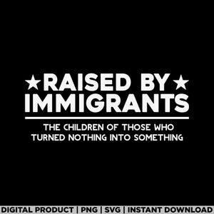 Raised By Immigrants, Dreamer, Proud Daughter, Hispanic Heritage, Mexican Culture, immigrant, Immigrant rights svg