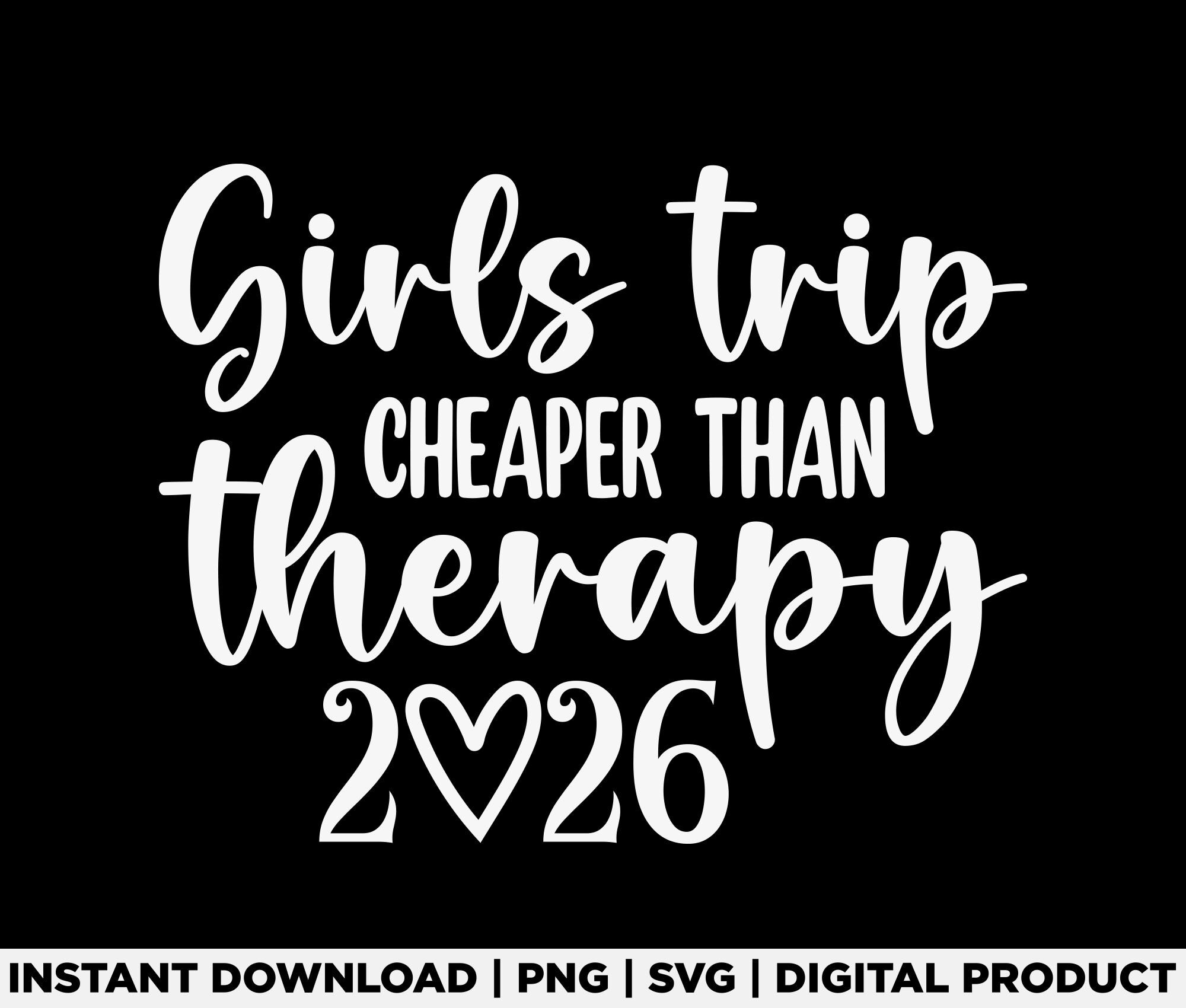 Cousins Trip Cheaper Than Therapy 2026 Svg Png, Family Vacation Design ...