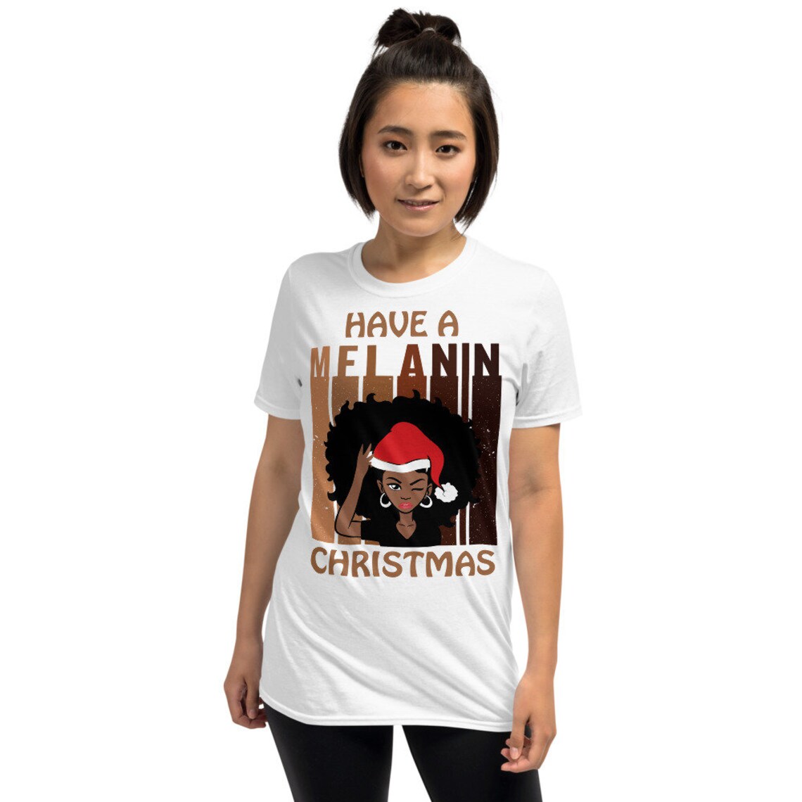 melanin christmas shirts