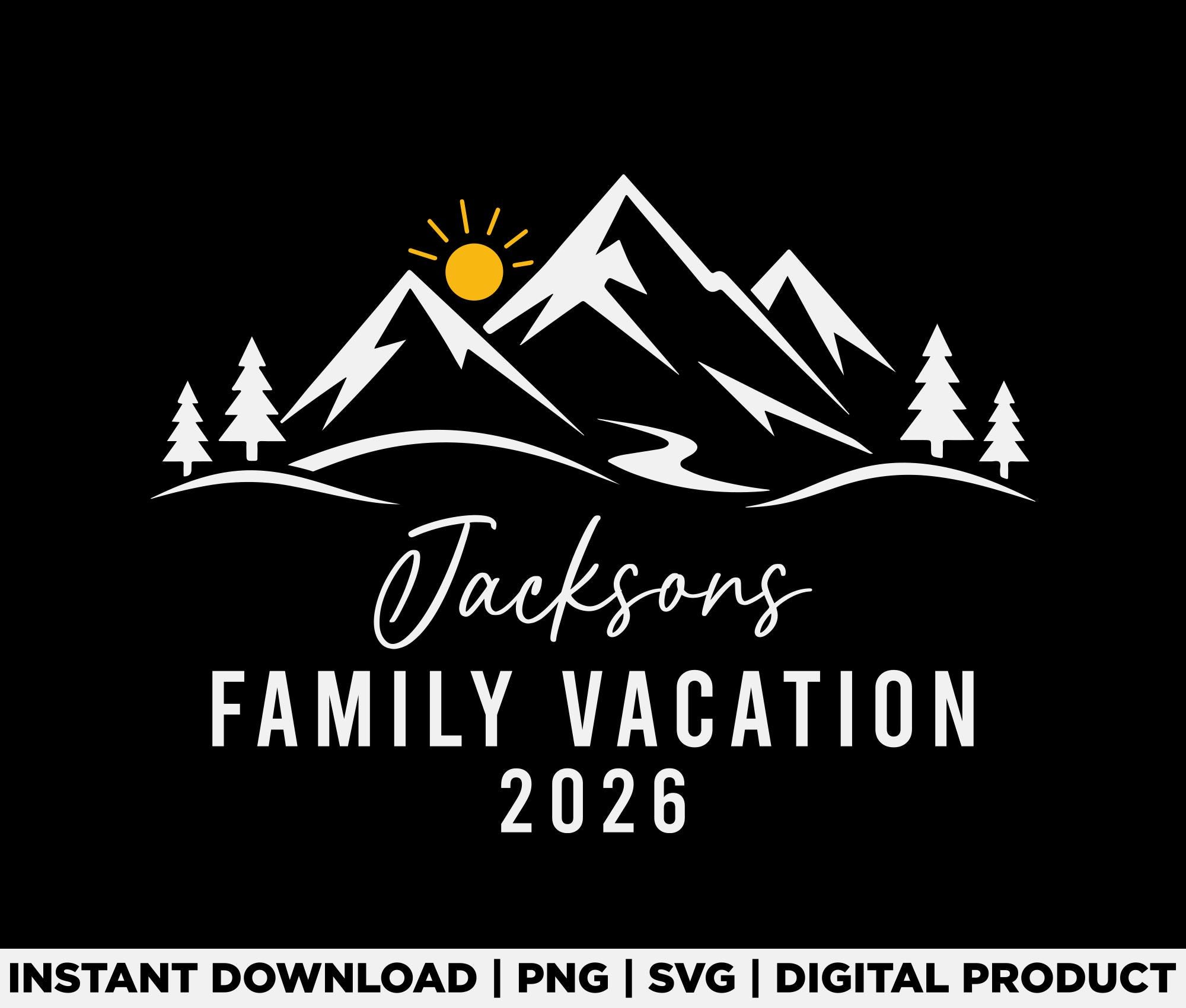 Custom Family Vacation Svg Png, Personalized Family Trip Shirt Design ...