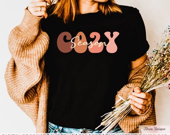 Cozy season svg, png, jpg, eps, dxf, Funny Fall and Autumn Downloadable Digital Design for T-Shirts, Mugs, Stickers, and More