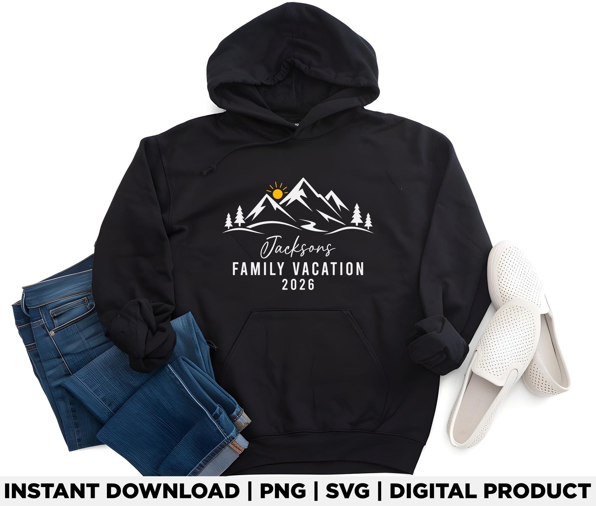 Custom Family Vacation Svg Png, Personalized Family Trip Shirt Design ...