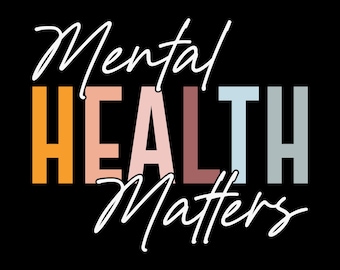 Mental Health Matters Awareness Month Svg, Mental Health, Mental Health Awareness, Ribbon Mental Health Png, Awareness month