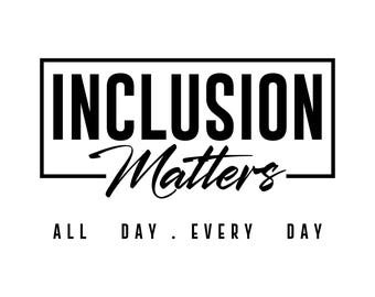 Inclusion Matters Autism Awareness Month SPED Neurodiversity Png, Sped teacher, Sped svg, Autism png, Sped teacher gift, Inclusion svg
