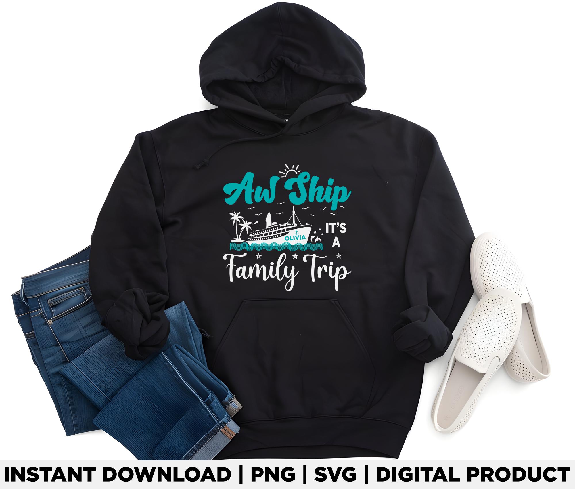 Custom Family Cruise Trip Svg Png, Personalized AW Ship Vacation Design ...