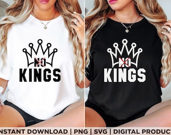 No kings png, trump, no kings in america, political, No kings svg, No kings since 1776, we the people, protest, democracy, freedom, equality