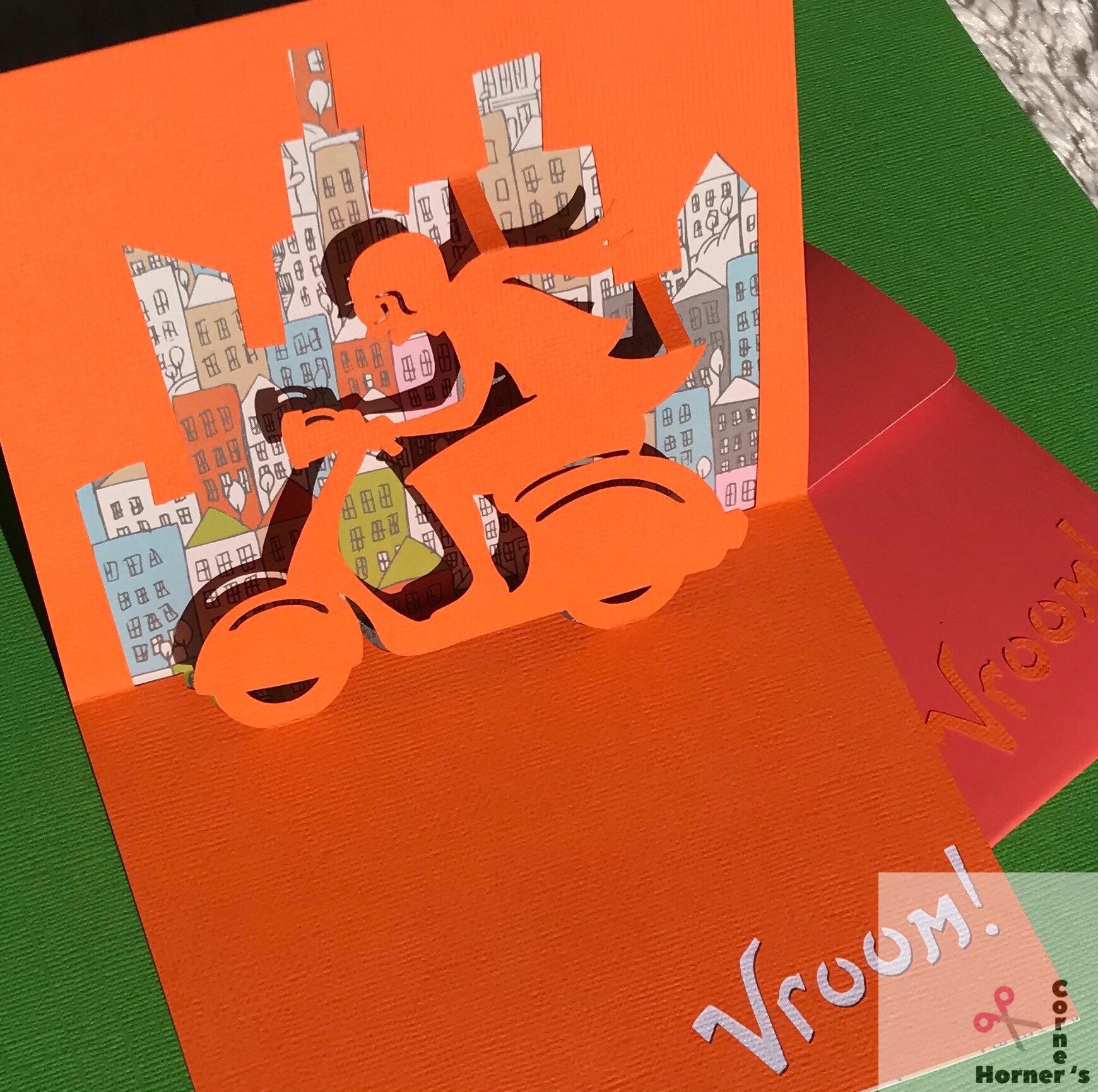 Handmade Popup Greeting Card Etsy UK