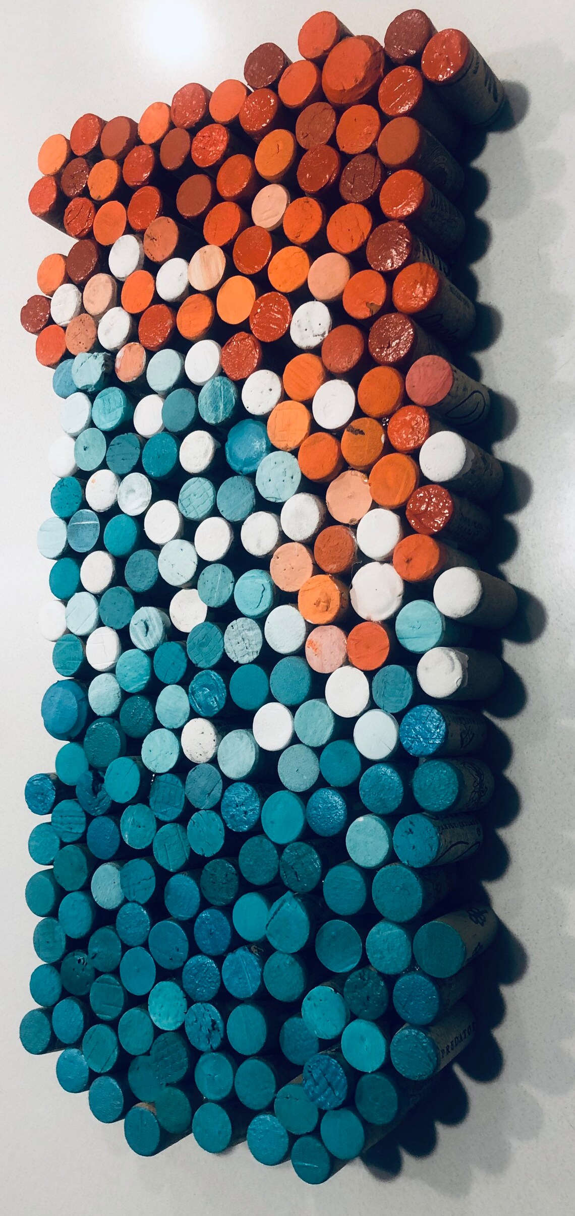 Wine Cork Painting Etsy