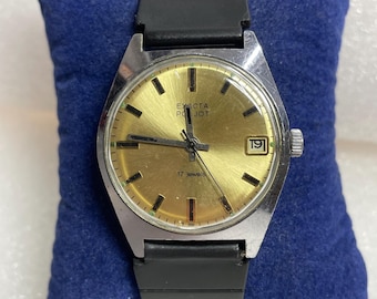 Watch POLJOT 2614b EXACTA 17 jewels mechanical data soviettt era men’s USSR