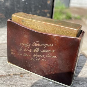 Vintage Soviet ZNG-1 “Leningrad” table gas lighter, made in the USSR, 1970s