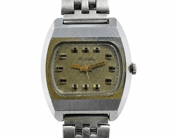 Raketa TV 2609.HA Vintage Soviet Mechanical Men’s Watch USSR 19J Steel Band
