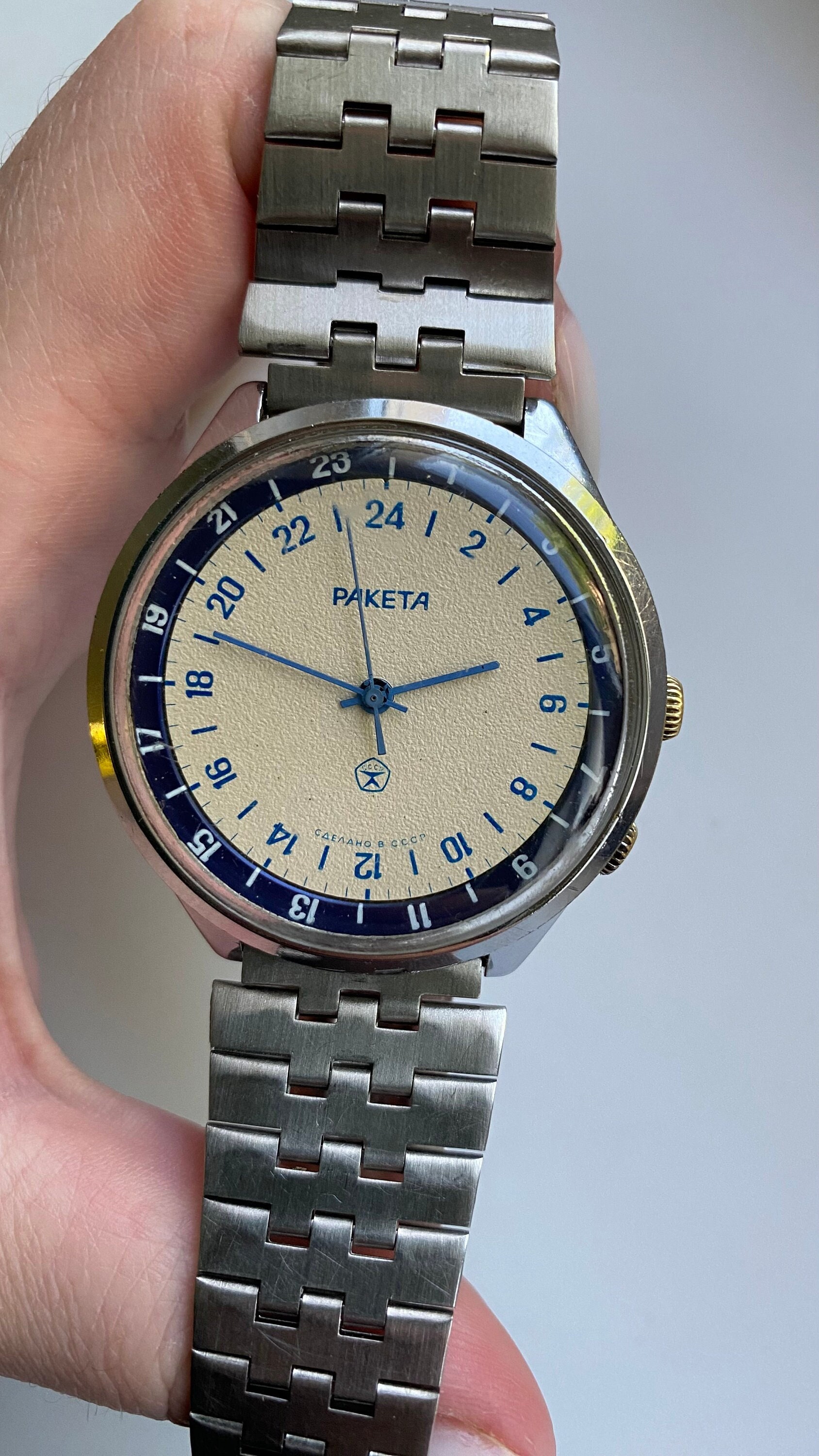 最初の 412/ 70´s RAKETA ラケタ サン&ムーン コペルニクス - 時計