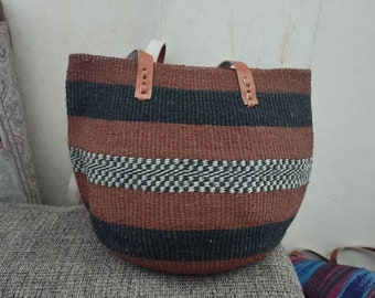 Stylish Baobab bag, Woven handbag, kiondo bag, African handbag, Kenyan handbag, Handbag, Shopping bag,Handmade bag, Maasai bag,Gift for her