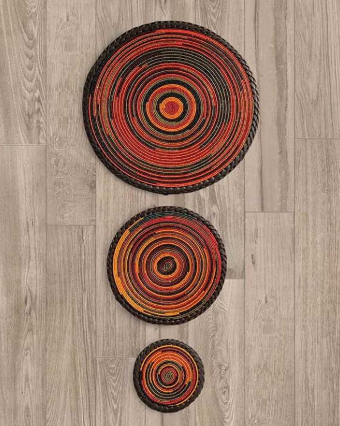 Set of 3 Beaded African Wall Decor Mats/ Wall Hanging Decor/ Etsy