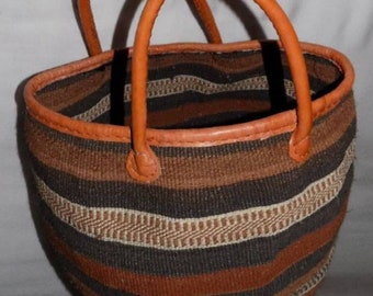 Baobab Sisal Tasche, gewebter Korb, Bauernmarkt Tasche, afrikanische Einkaufstasche, kenianische Handtasche, Handtasche, Markttasche, handgemachte Tasche, Marktkorb