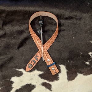 Tooled Leather Infant/Toddler Belt