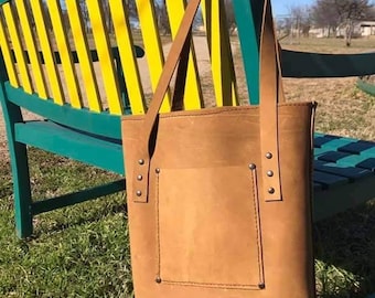 Leather Tote Bag