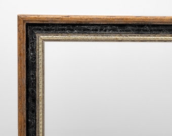 Picture Frame Black with Silver Series 548, Baroque, Antique, Vintage Design - All Sizes - A2 / A3 / A4 / A5 by FrameShop