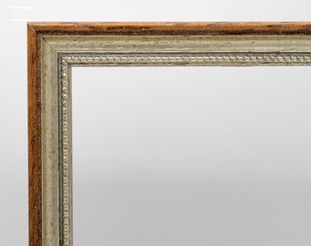 Picture frame brown with silver series 548, baroque, antique, vintage design - all sizes - DIN A2 / A3 / A4 / A5 by RahmenShop