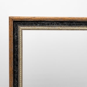 Picture Frame Black with Silver Series 548, Baroque, Antique, Vintage Design - All Sizes - A2 / A3 / A4 / A5 by FrameShop