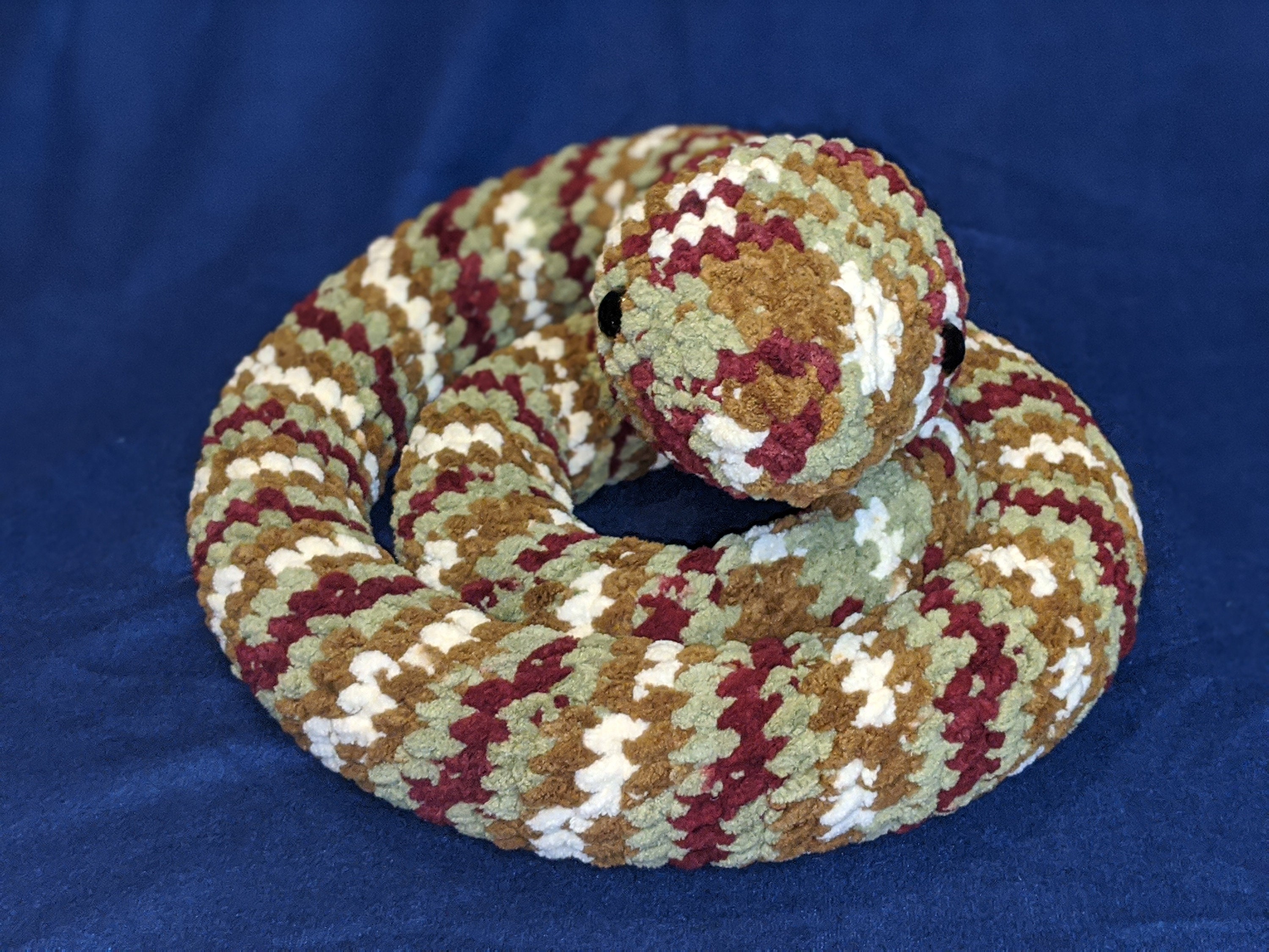 Jumbo Handmade Snake Plush Crochet/Amigurumi | Etsy
