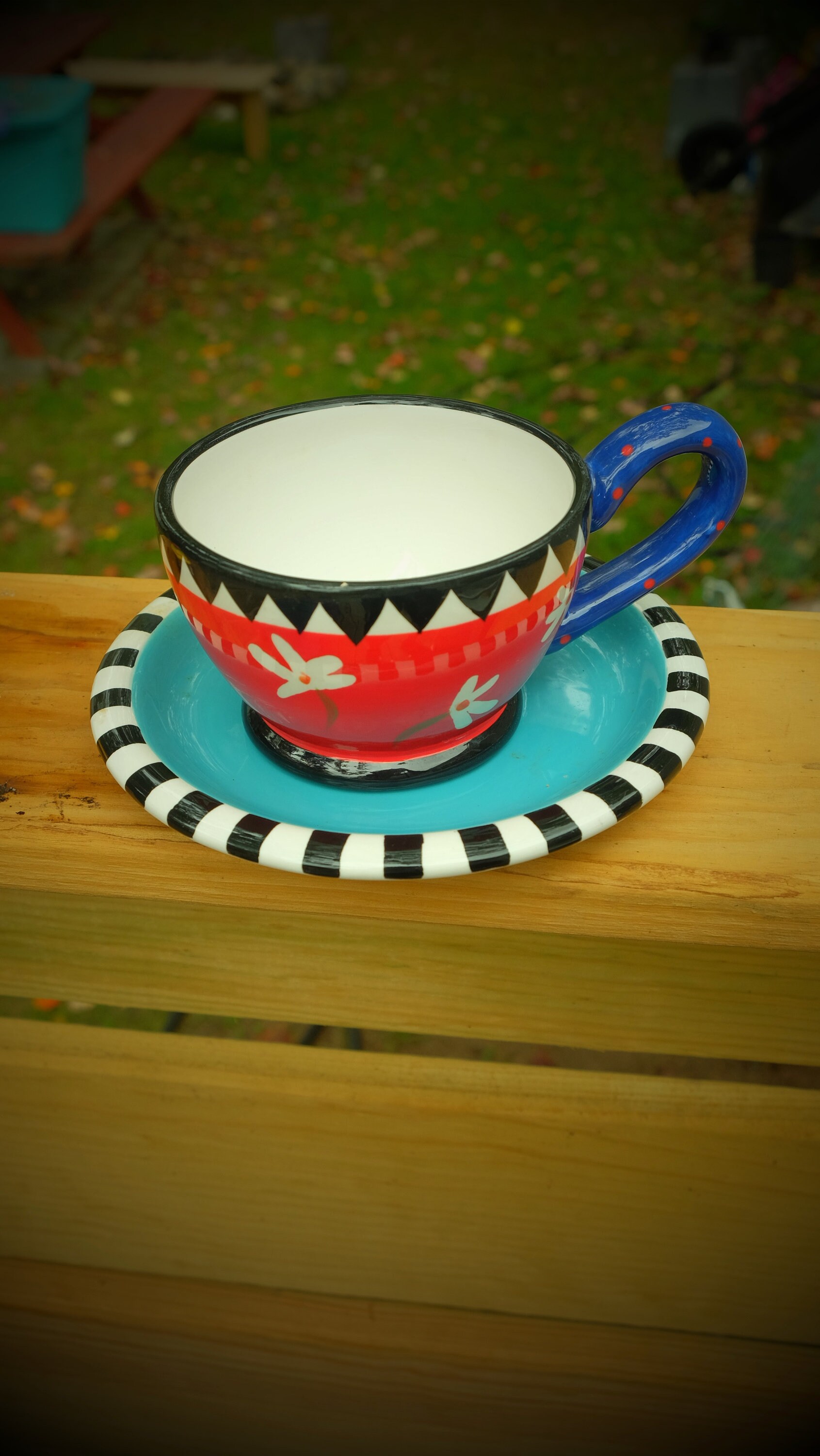 Teapot cup and saucer combination Etsy