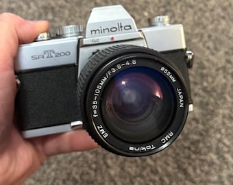 Minolta Dynax 404si SLR 35mm Film Camera With 28-80mm AF Lens - Etsy
