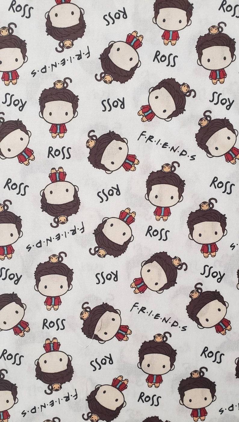 Friends Fabric 100 Cotton 1/4 Yard 944 Half Etsy