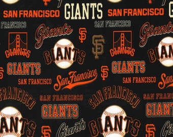 Retro San Francisco Giants Baseball 44 Inch Cotton Fabric 60029 B