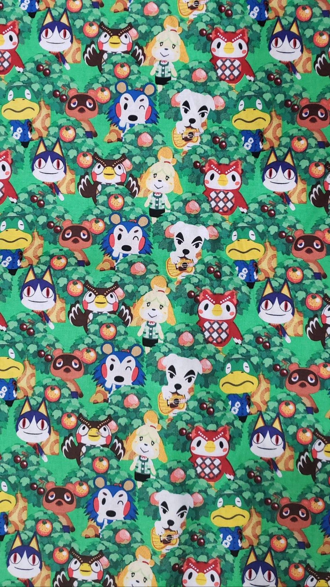 Animal Crossing Fabric 100 Cotton Quarter Yard Etsy