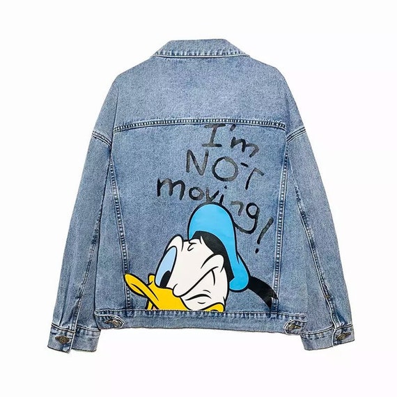 cartoon jean jacket