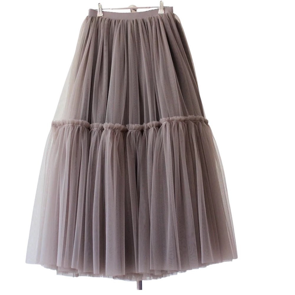 Tulle Skirt Soft Mesh Long Full Skirt Victorian Style Tutu - Etsy UK