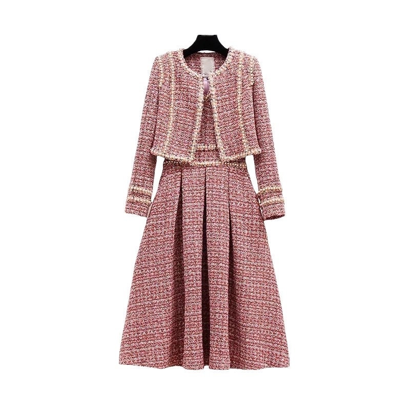 Tweed Midi Dress - Etsy Tweed Midi Dress - Etsy