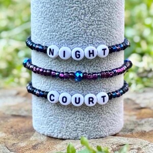Night Court ACOTAR Inspired Bracelet Stack