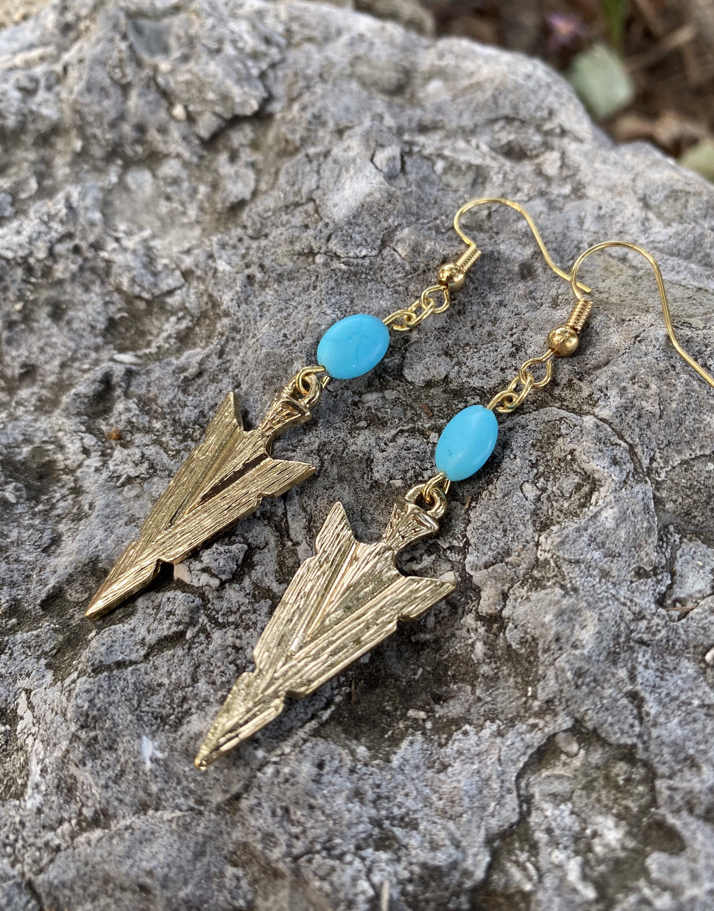 Arrowhead Earrings Etsy