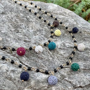 Solar System Lava Layered STEM Necklace