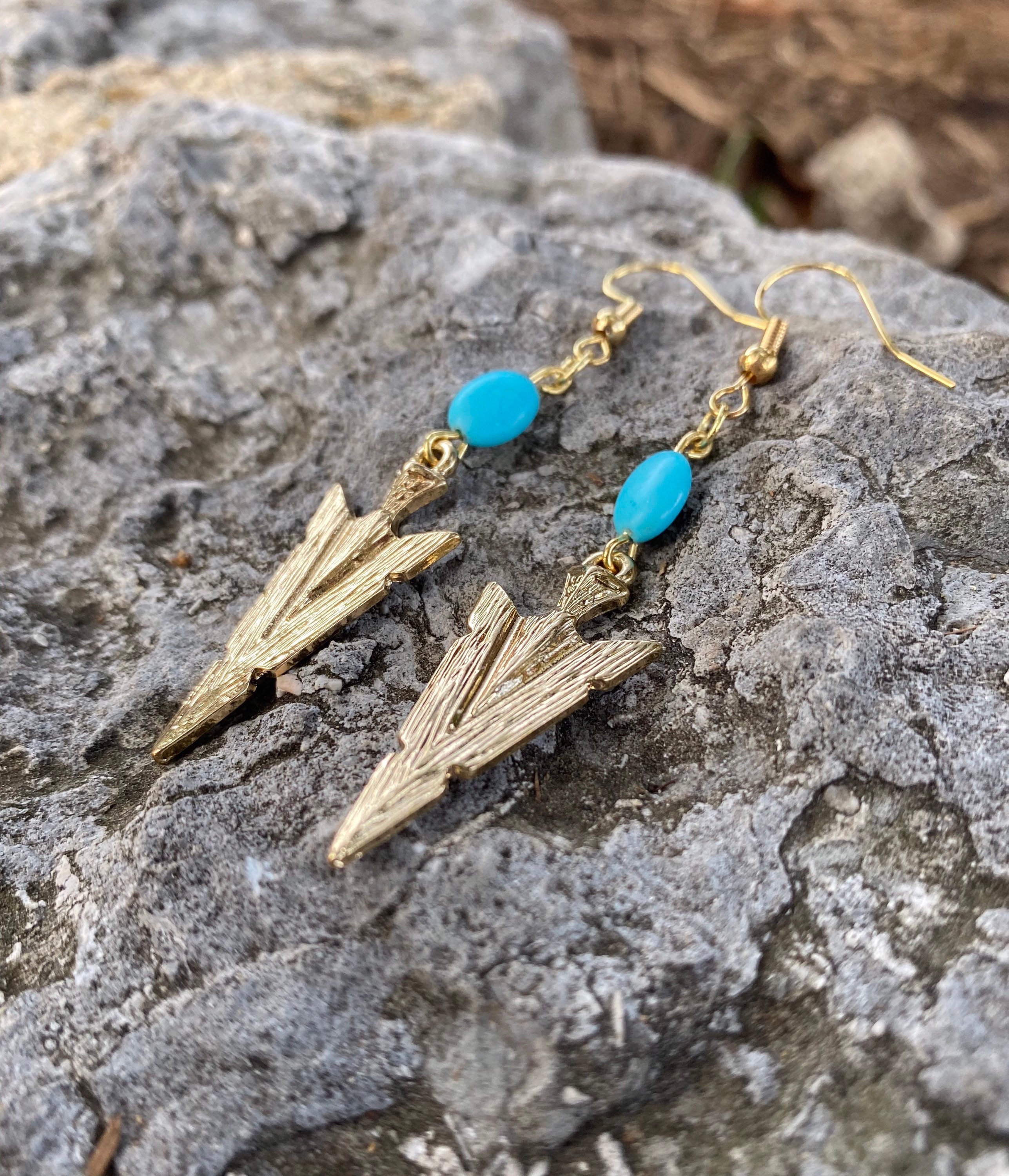 Arrowhead Earrings Etsy