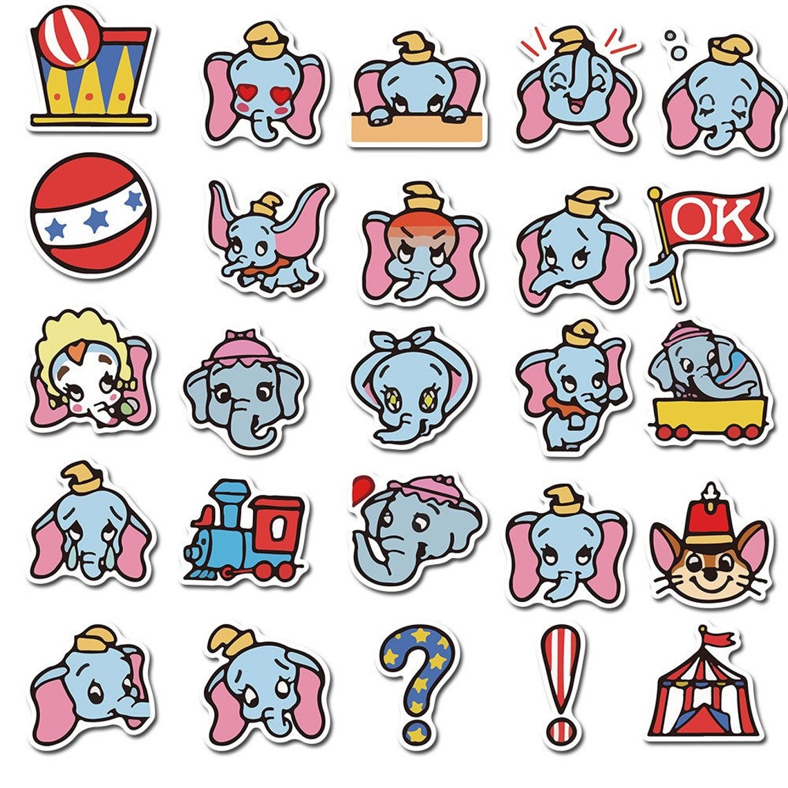 Disney Dumbo Sticker 50sheets Etsy UK