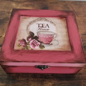 Scatola porta bustine tea e tisane in legno - Arredamento e Casalinghi In  vendita a Genova