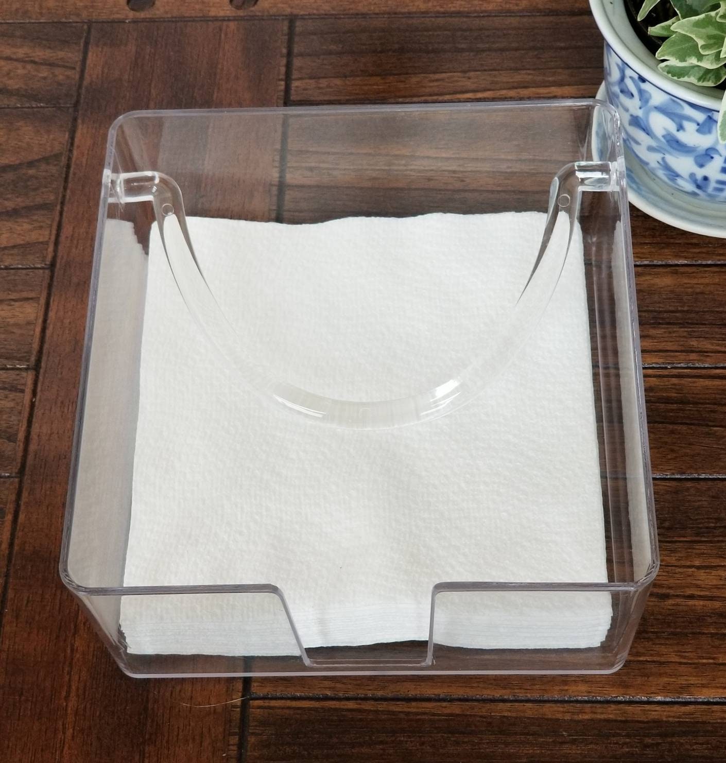 VintageMCM Lucite/Acrylic Napkin Holder Serving Dining Etsy