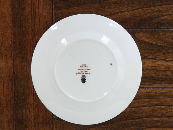 Vintage Wedgewood Ulander Black Bread and Butter Plates, Made in