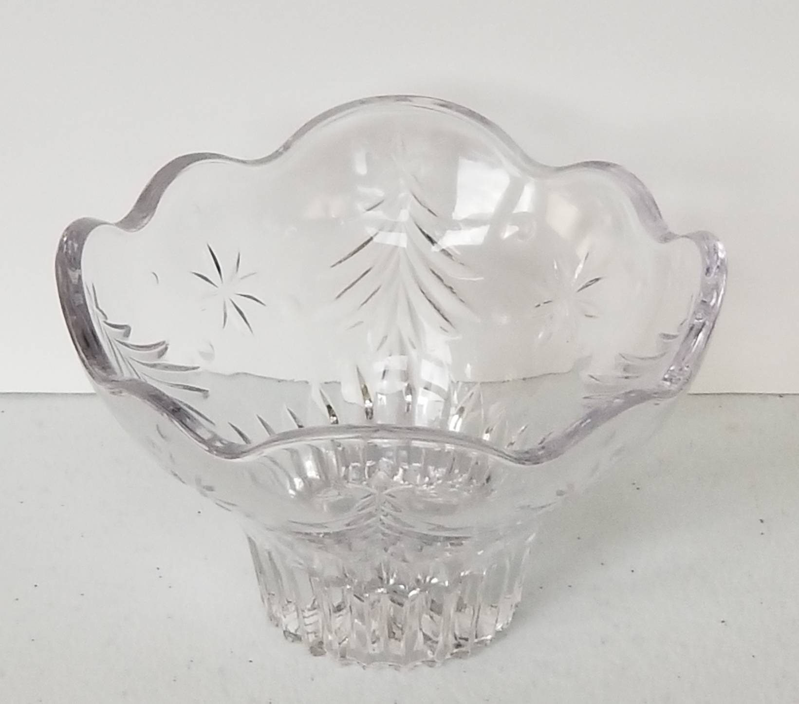 Vintage 1990's Mikasa Crystal Christmas Tree Decorative Etsy