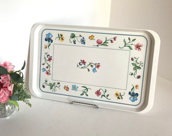 Vintage Villeroy and Boch “Mariposa” Melamine Serving Tray, 18 Inches, Made in Italy