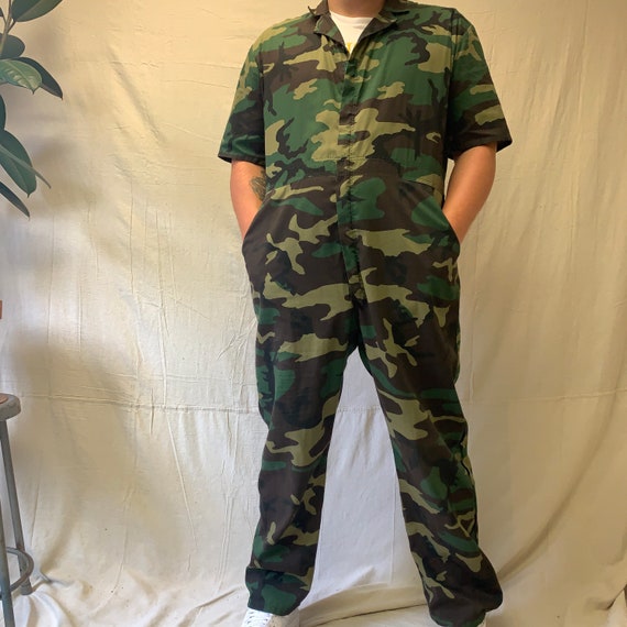 70’s Camouflage XL Coveralls