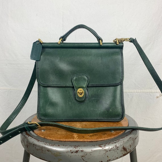 Rare Green Willis Coach Crossbody Bag