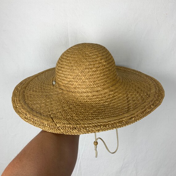 Wide-Brimmed Straw Sun Hat