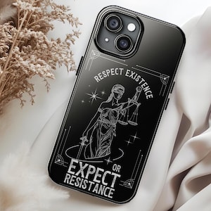 Feminist Resistance Phone Case Cover Gift Designed For iPhone 16, 15 Pro Max Plus, Galaxy S24 S23 Ultra, Pixel, Equality Activist Tough Case