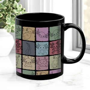 Vintage Axolotl Lover Mug, Retro Axolotl Coffee Mug, Distressed Pet Amphibian Gift, Cute Animal Lover Mug, Unique Axolotl Gift