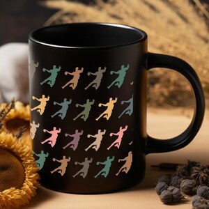 Retro Handball Mug, Cute Handball Coffee Mug, Distressed Handball Mug, Retro Sports Cup, Handball Lover Mug