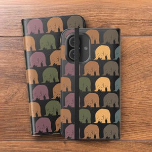 Retro Polar Bear Phone Case Cover Gift Designed For iPhone 16, 15, 14 Pro Max Plus, Galaxy S24 S23 Ultra, Pixel 8, Tough, Flip Case